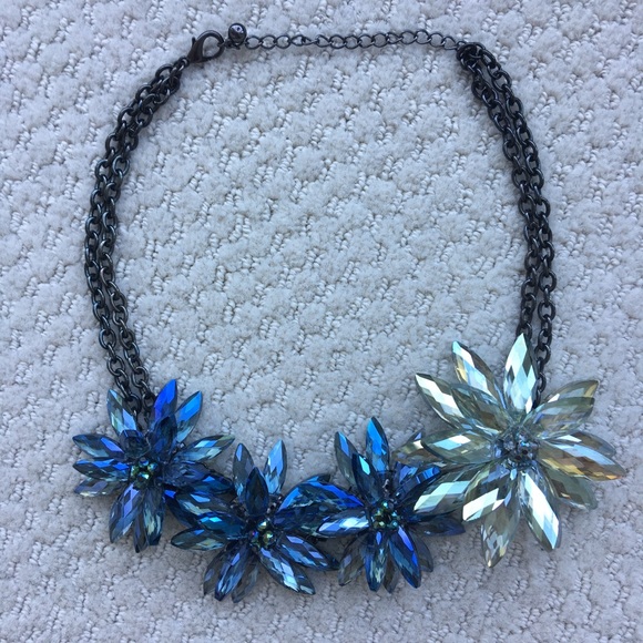 J. Crew - Glass Flower Necklace - Picture 7 of 7